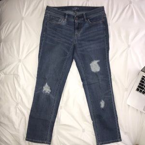 Loft Modern Crop Denim